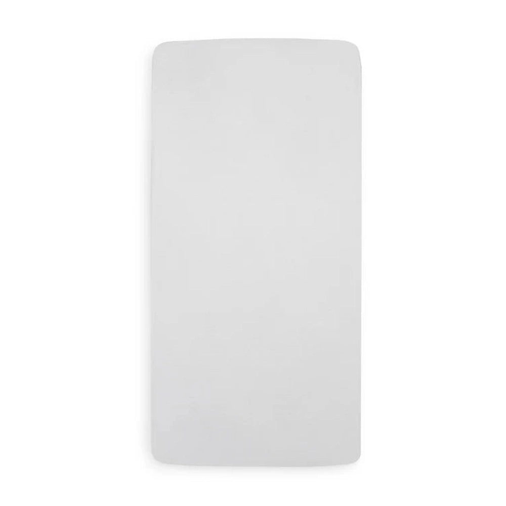 Drap-housse Jollein pour lit bébé 60x120 cm - jersey - blanc