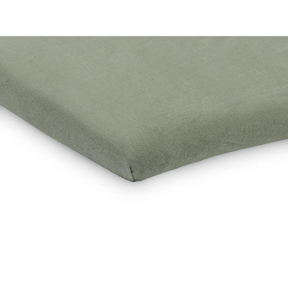 Drap-housse Jersey Jollein 75x95 cm - Vert cendré