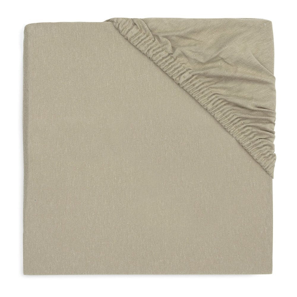 Jollein Drap-housse parc/box - 75 x 95 cm - Jersey - Vert olive