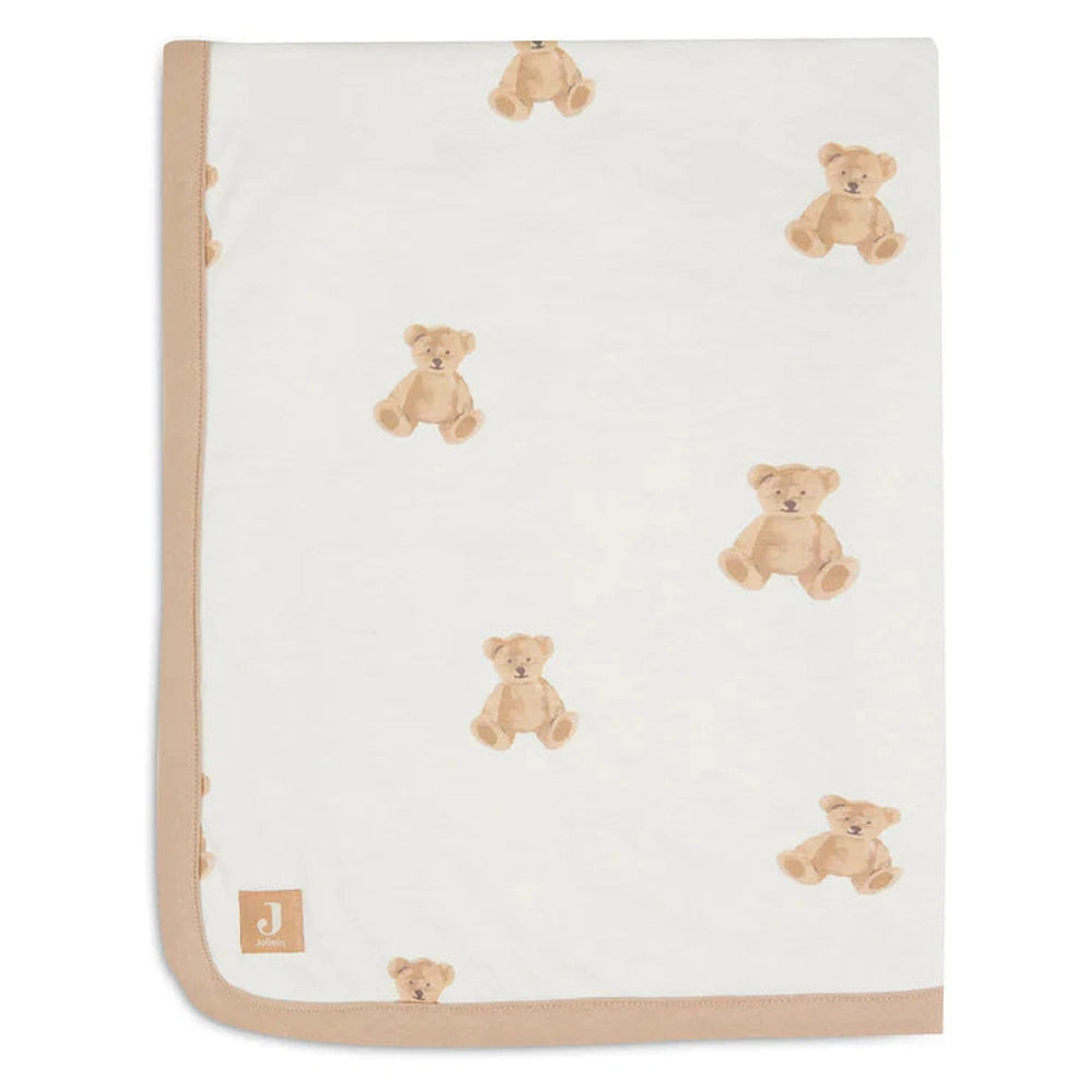 Jollein - Couverture 100x75cm - Ours en peluche