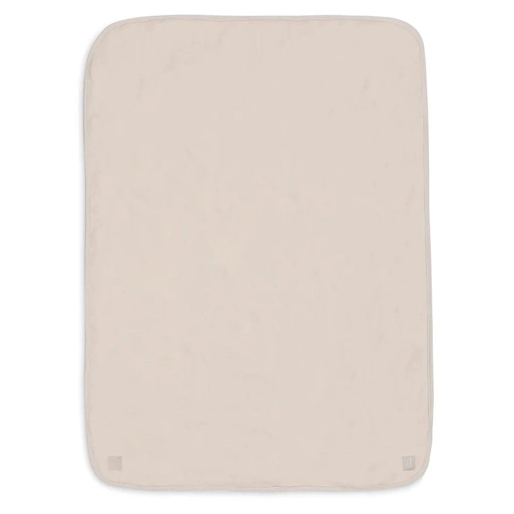 Jollein - Couverture de berceau 75x100cm - Basic Jersey/Sherpa - Avoine