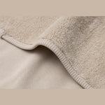 Jollein - Couverture de berceau 75x100cm - Jersey/Sherpa basique - Sable chaud