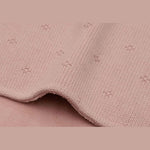Couverture de lit bébé Jollein 75x100cm Cosy Knit Wild Rose / Velvet