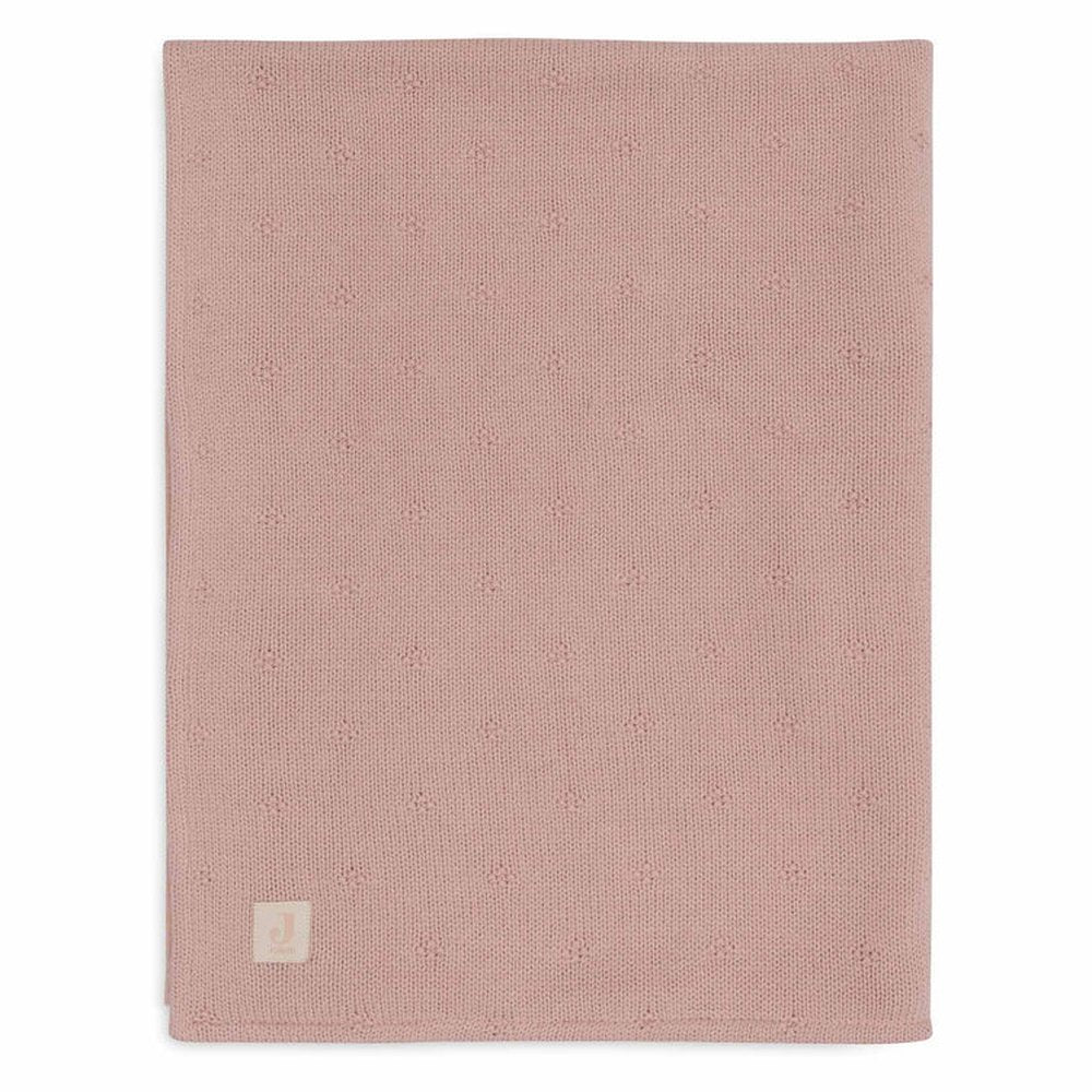 Jollein Couverture de berceau 75x100cm Cosy Knit Wild Rose / Velvet