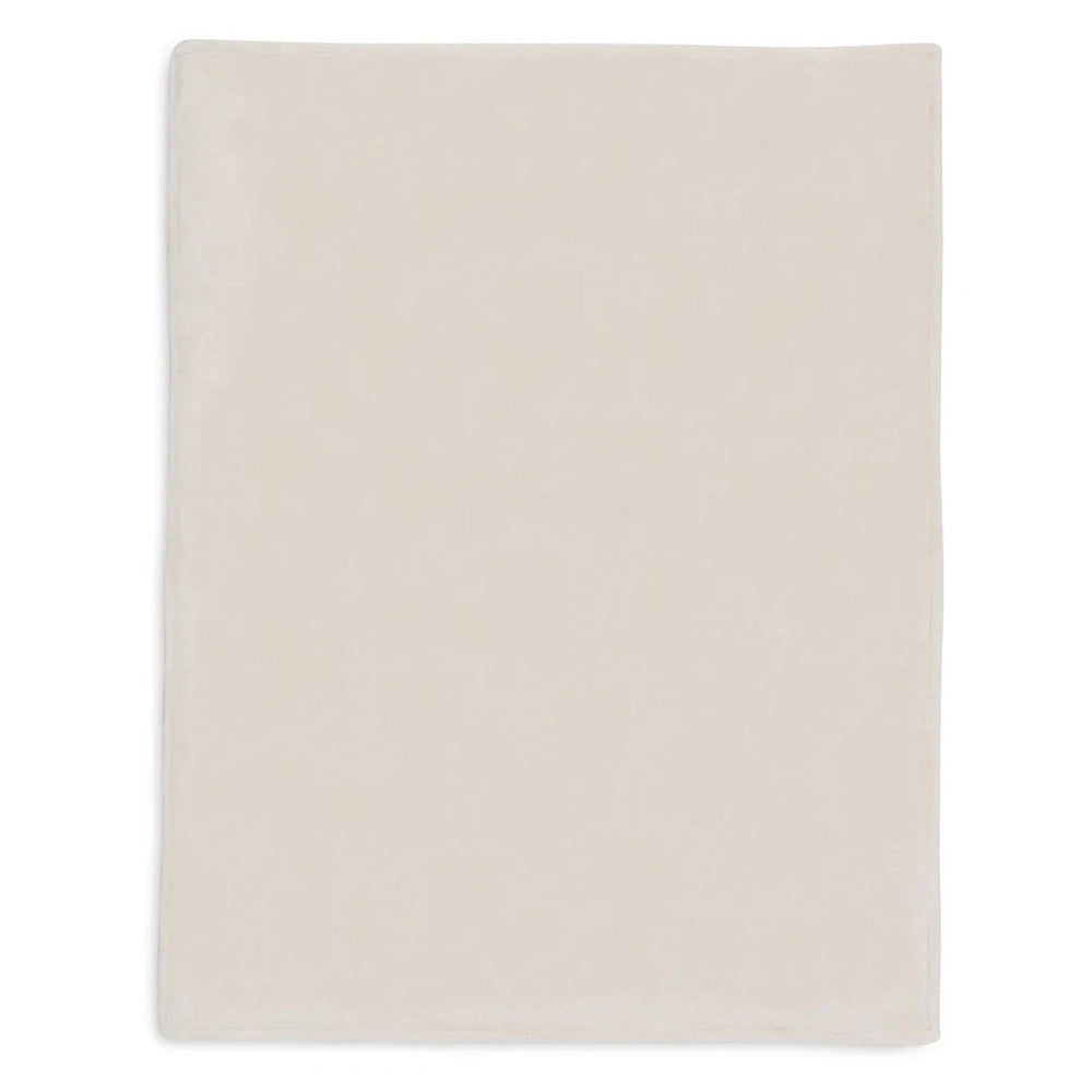 Jollein - Couverture pour berceau Basic Knit/Velvet 75x100cm - Avoine