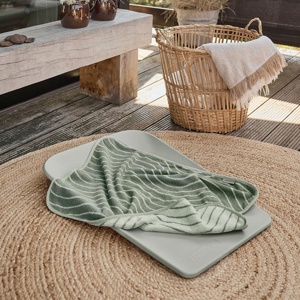 Leander Matty MINI coussin à langer Vert sauge