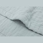 Jollein Couverture de berceau en mousseline 75x100cm Jacquard vert mer