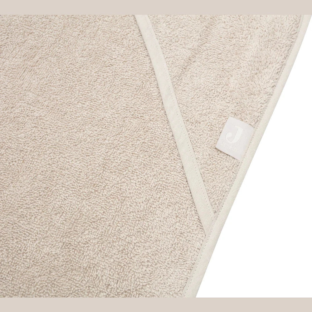 Jollein Cape de bain en éponge - 100x100cm - Nougat