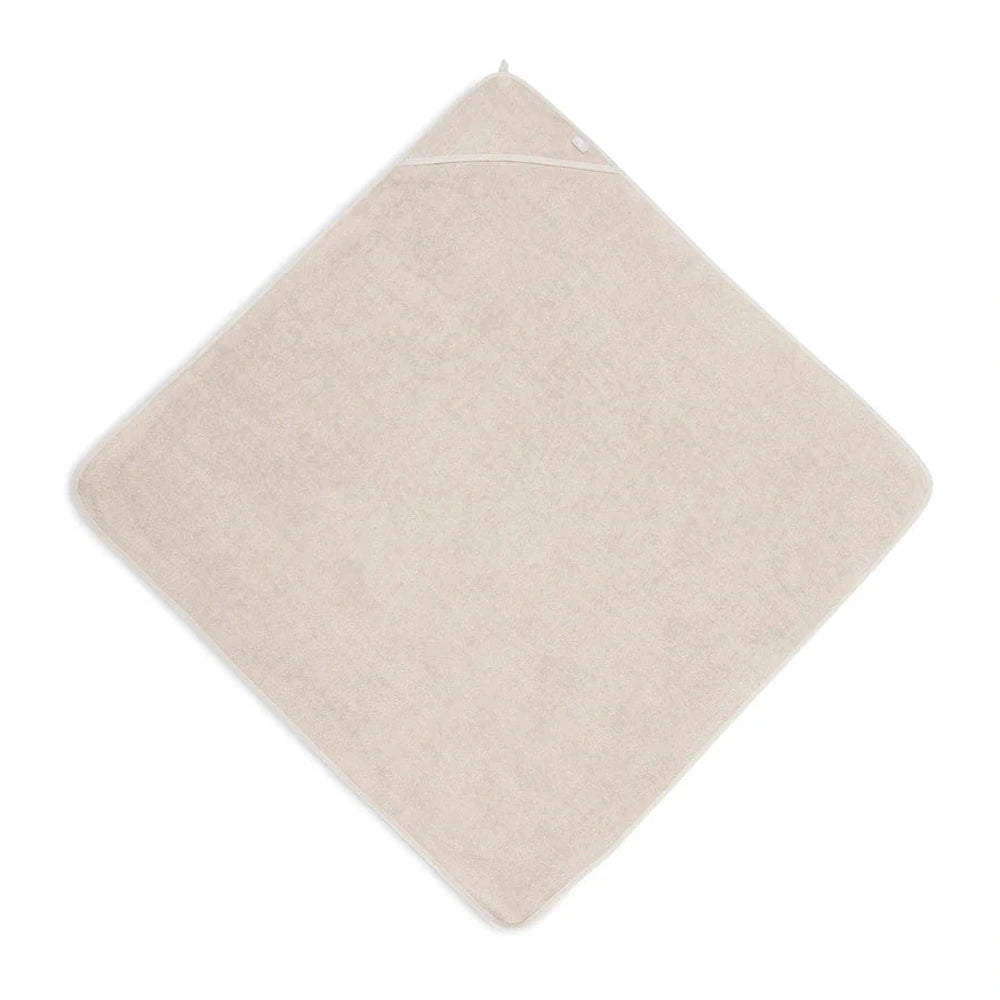 Jollein Cape de bain en éponge - 100x100cm - Nougat
