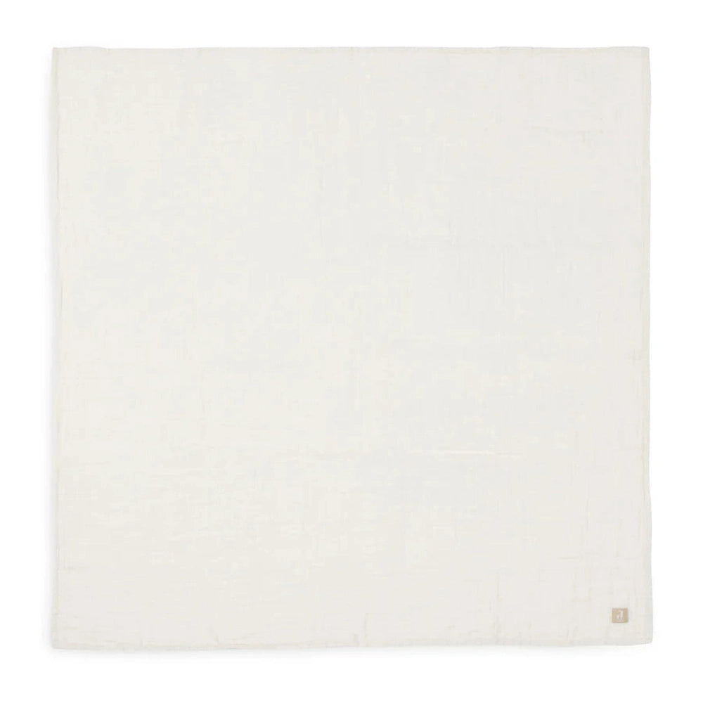 Jollein Lange en mousseline Large, lot de 2 - 115x115cm - Biscuit/Ivoire