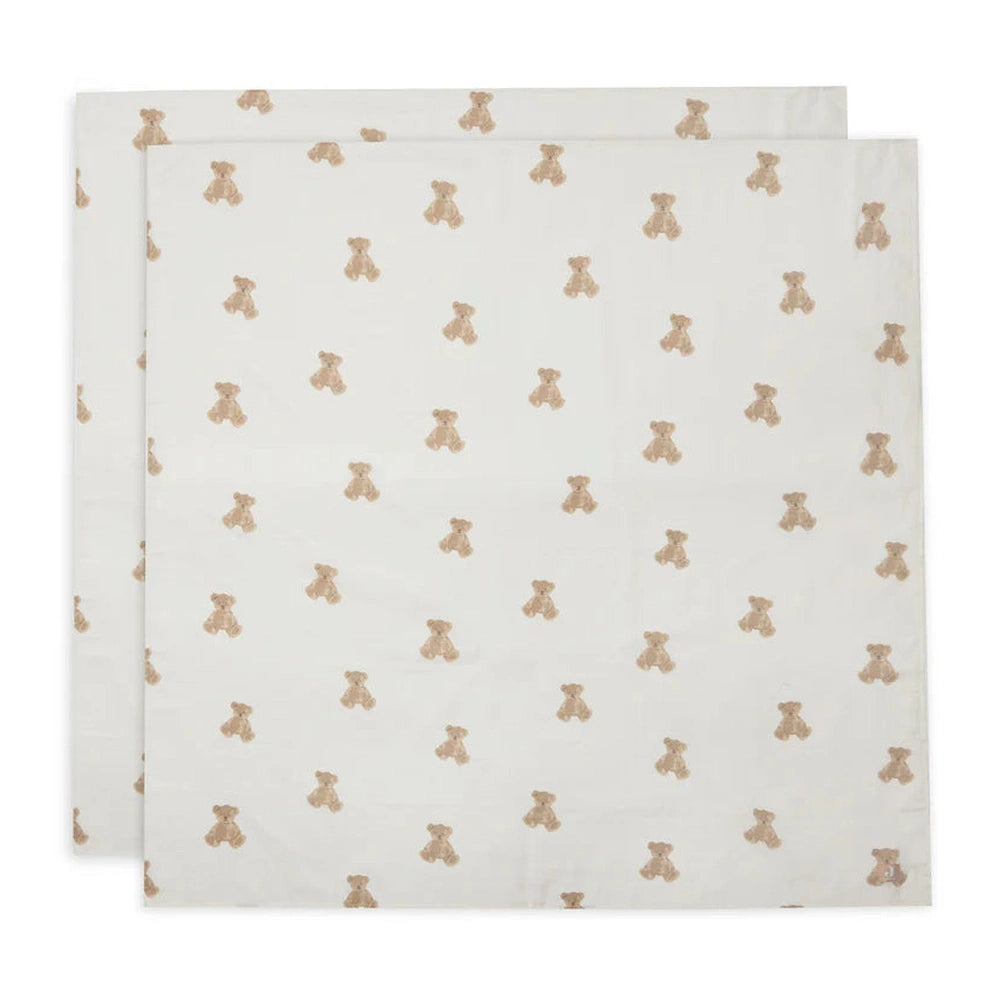 Jollein 2 langes hydrophiles 115x115 - Teddy Bear