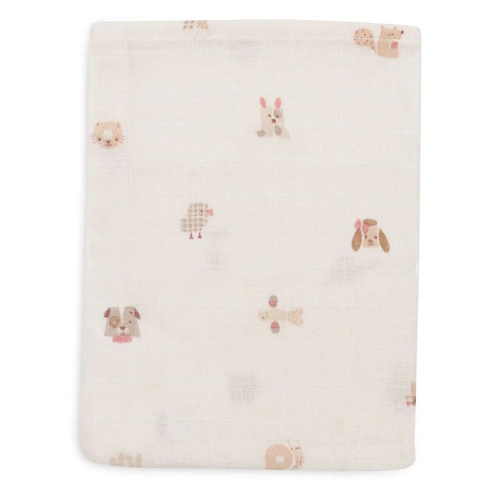 Gants de toilette hydrofile Jollein 3 pièces - Animal Friends
