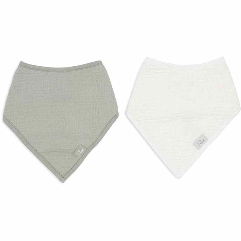 Jollein Bavoir bandana - Vert olive/ocre 2-pack