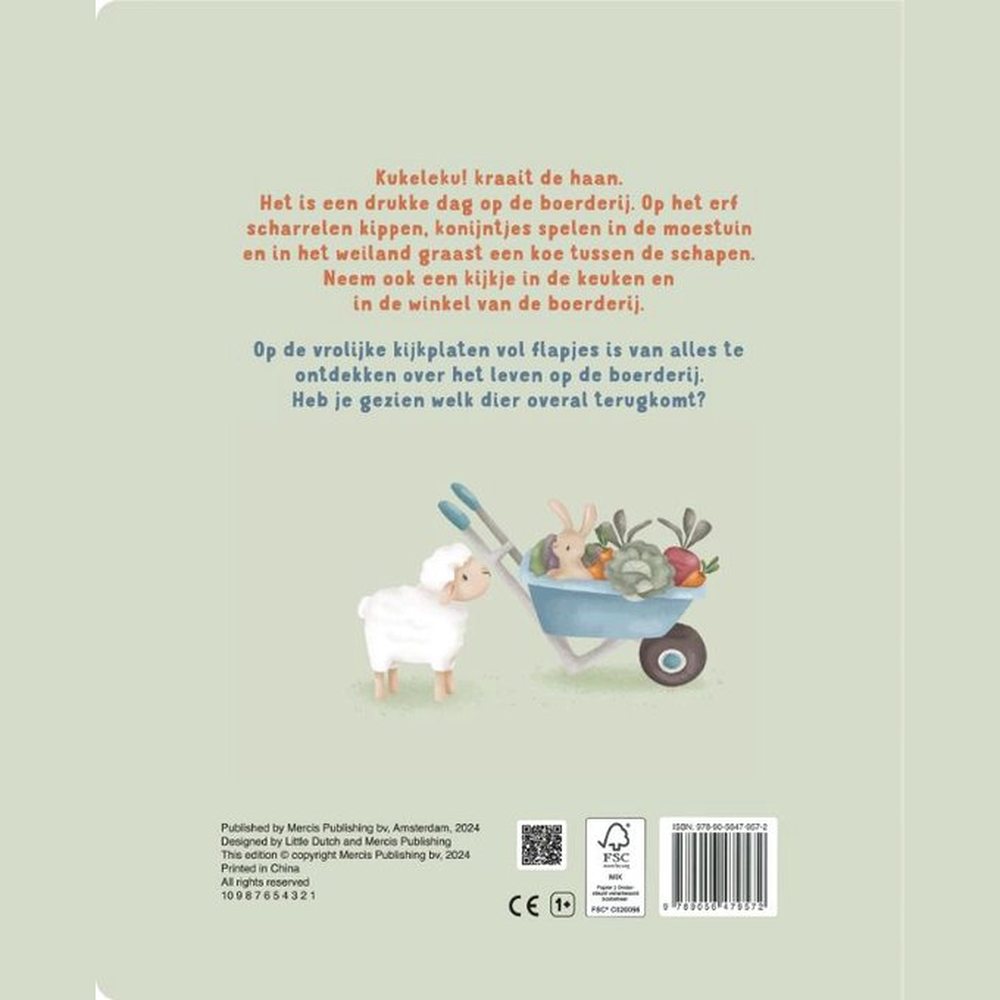 Little Dutch Livre à volets pour enfants - Ma ferme