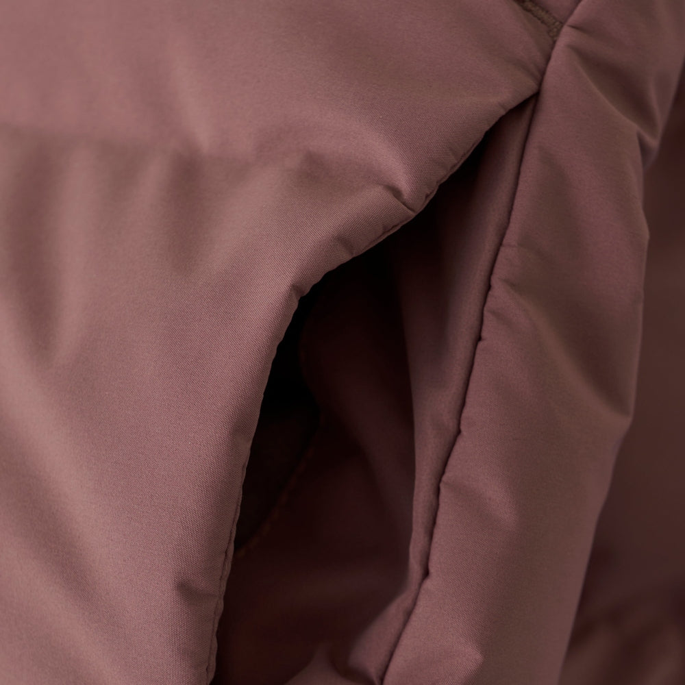 En Fant Veste matelassée unie - Rose taupe