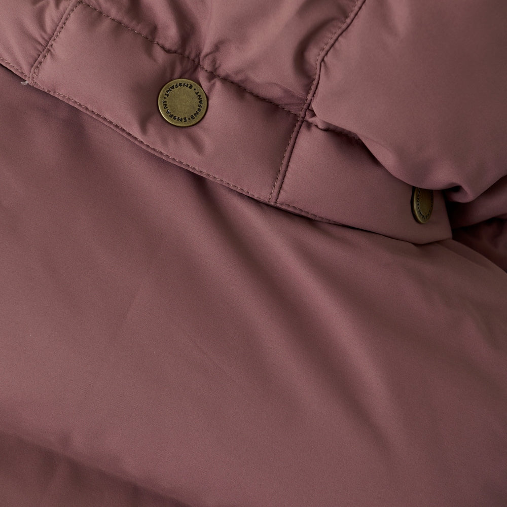 En Fant veste matelassée unie - rose taupe