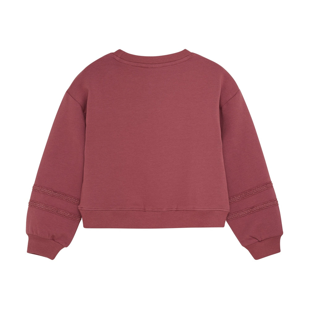 Pull En Fant framboise