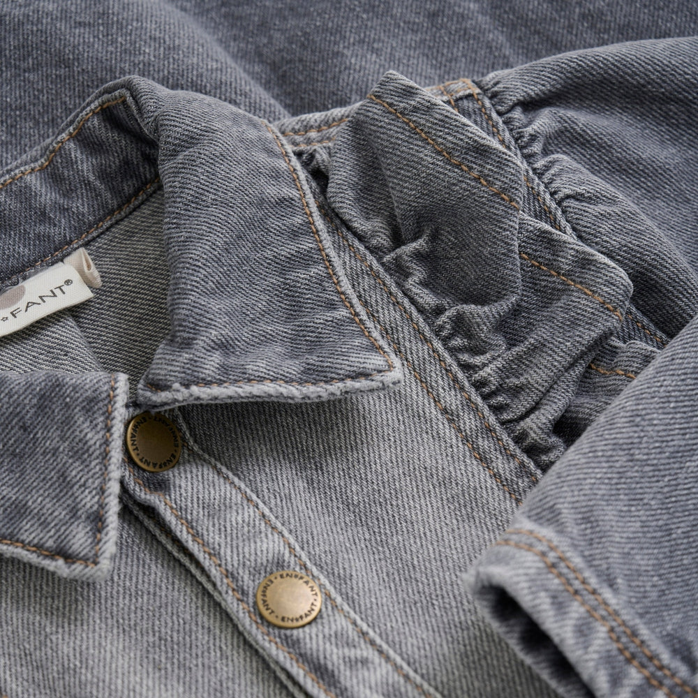 En Fant Robe en denim - gris clair