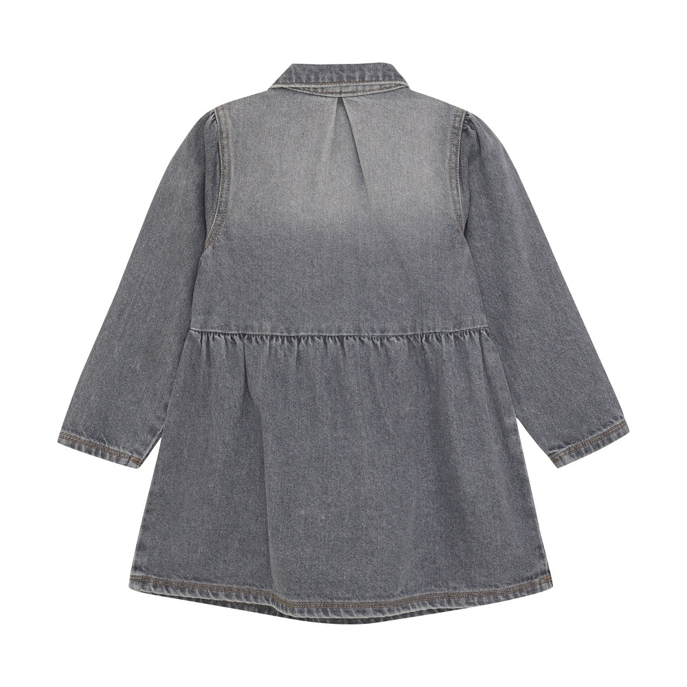 En Fant Robe en denim - gris clair