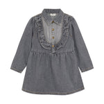 En Fant Robe en denim - gris clair