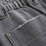 En Fant Pantalon en denim - gris clair