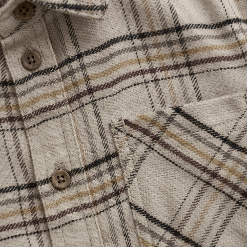 En Fant Chemise à carreaux - carreaux/beige