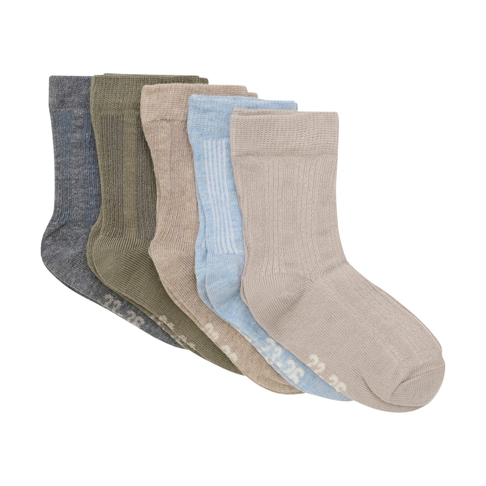 Minymo lot de 5 chaussettes - Ciel d'hiver