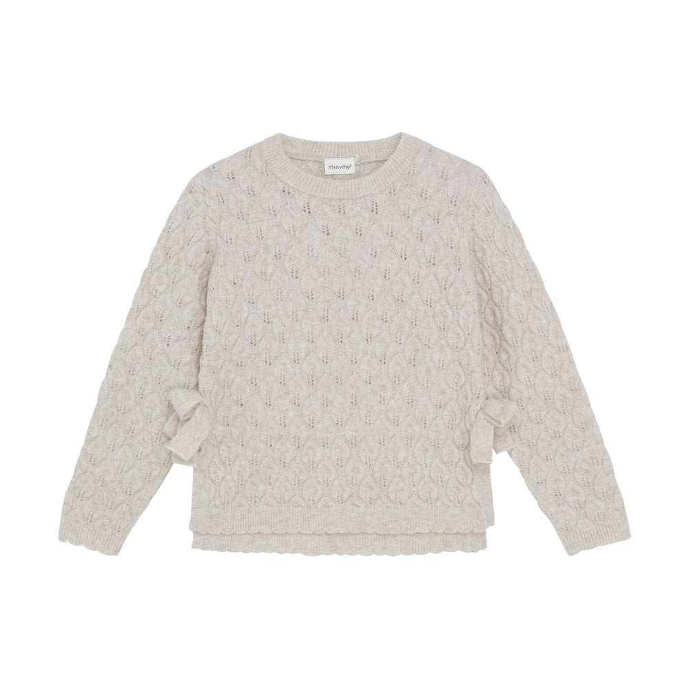 Minymo Pull en maille - gris fumée