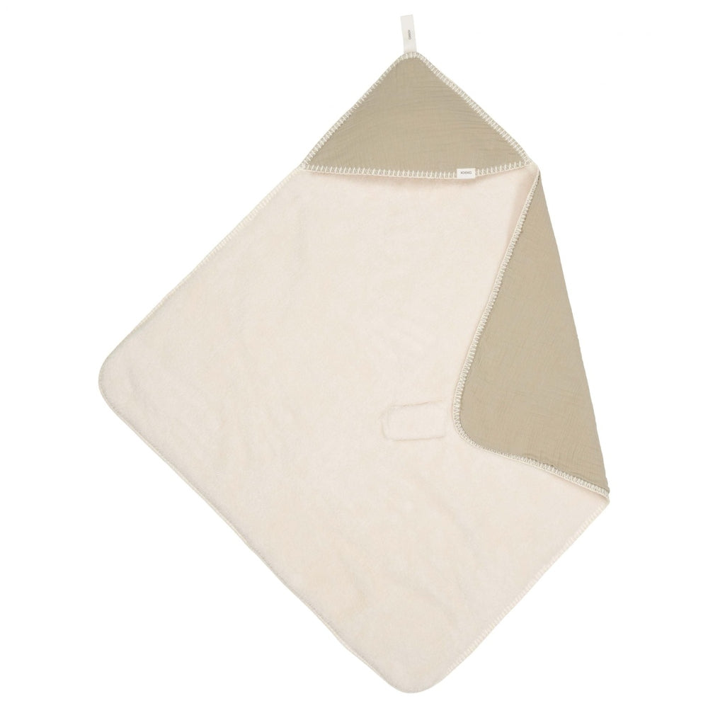 Koeka Couverture d’emmaillotage Teddy Faro - Sage | Couverture enveloppante