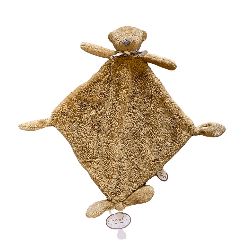 Dimpel Noann Doudou Liberty 35 Cm - Amande | Doudou tout doux Dimpel