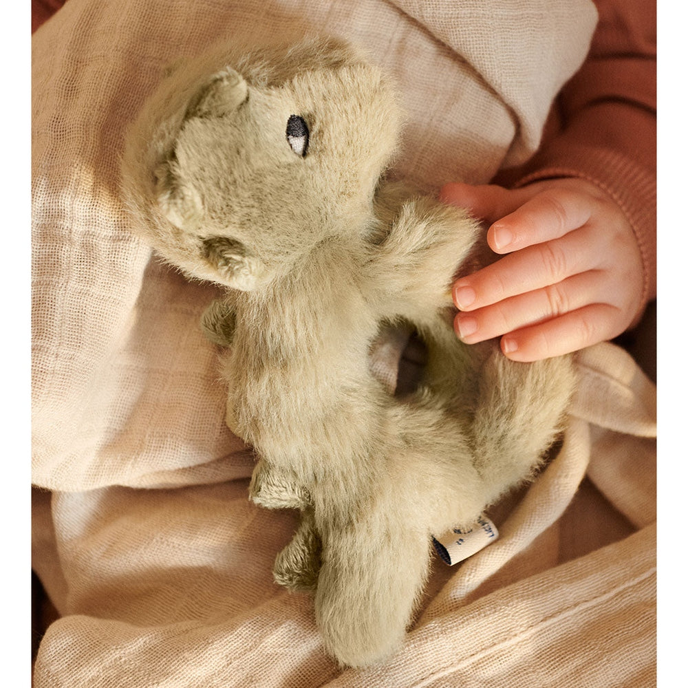 Liewood Hochet Crocodile - Crocodile Rattle Vert faune