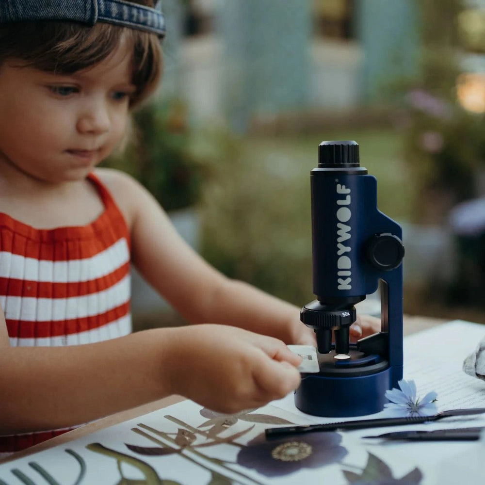 Kidywolf Kidymicroscope Microscope portable - Bleu