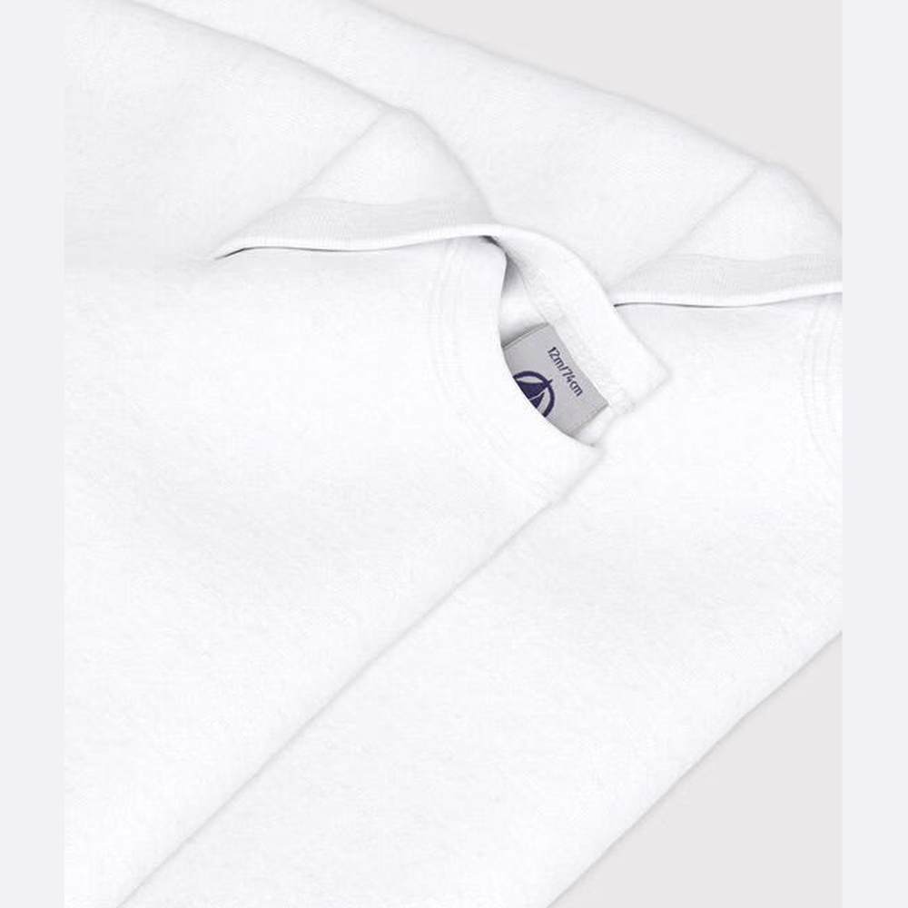 Petit Bateau | Lot de 2 bodies à manches longues blancs
