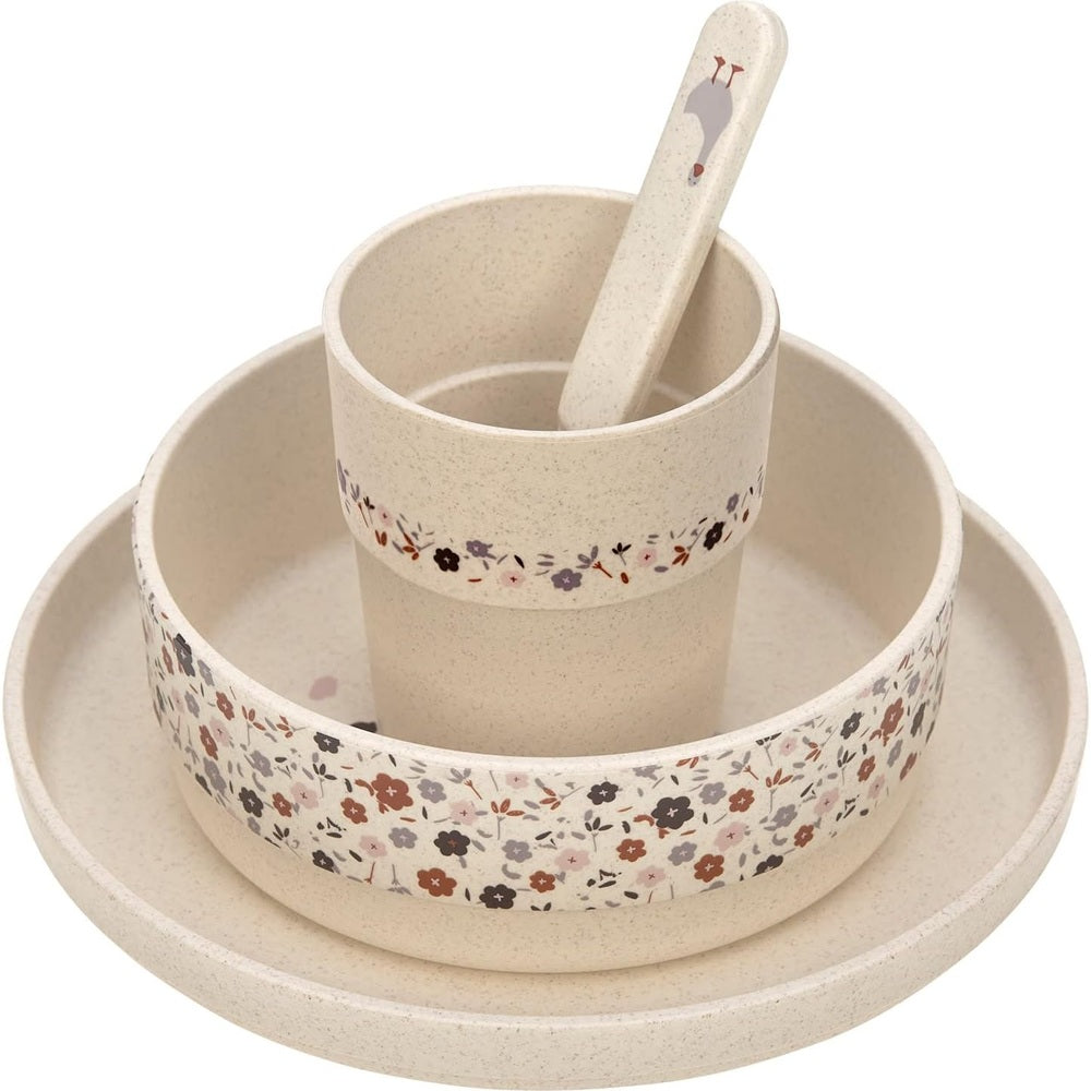 Lässig – set repas en PP/cellulose Tiny Farmer Mouton/Oie