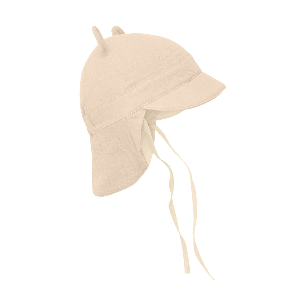 Huttelihut Chapeau d’été en mousseline avec oreilles d’ours - Beige