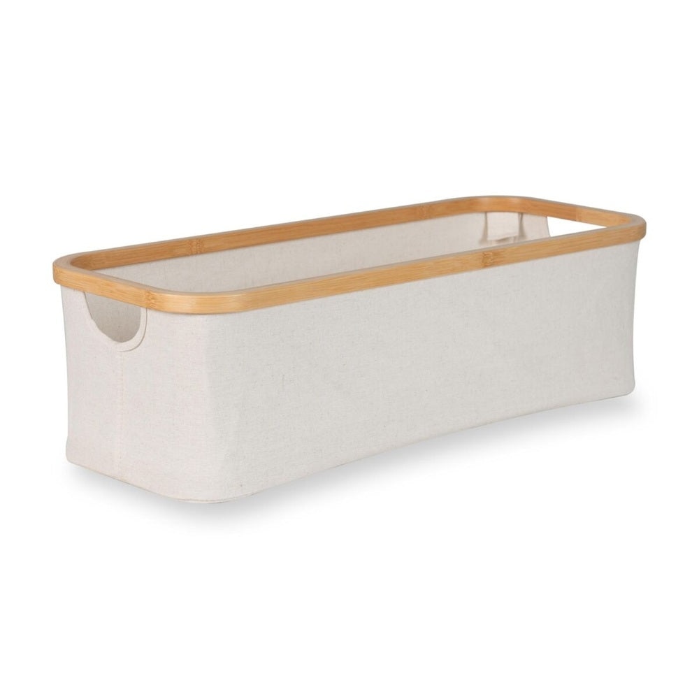 Quax - Grand panier pour table à langer - Beige naturel - 24x60x18cm