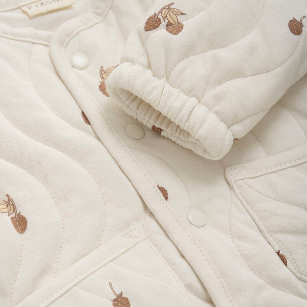 Fixoni Gilet bébé doublé - Fruit