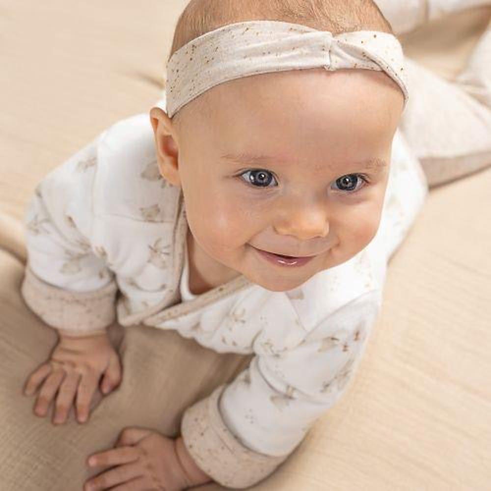 Little Dutch Lot de 2 bandeaux Newborn Naturals - Sand/ Baby Bunny