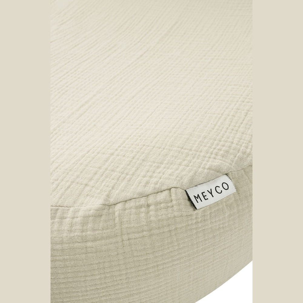 Meyco Housse Relax pour coussin d’allaitement/de grossesse - Hydrophile/Tetra - Sable doux