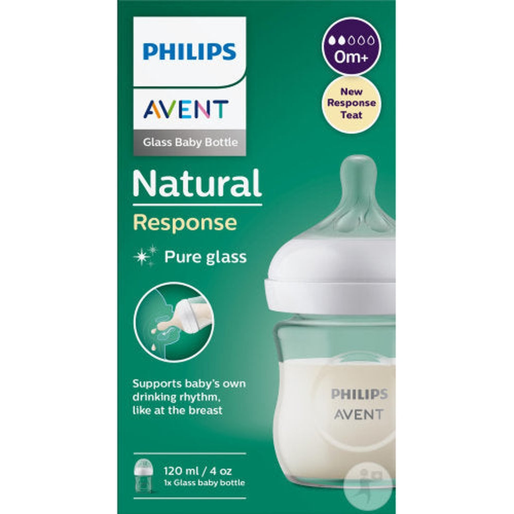 Biberon Avent Natural 3.0 Response 120 ml en verre