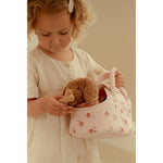 Petit chien en peluche Little Dutch avec sac de transport