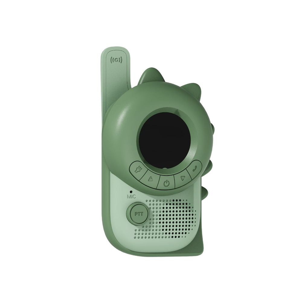 Le talkie-walkie Zoo Family Zoo - set dinosaure vert