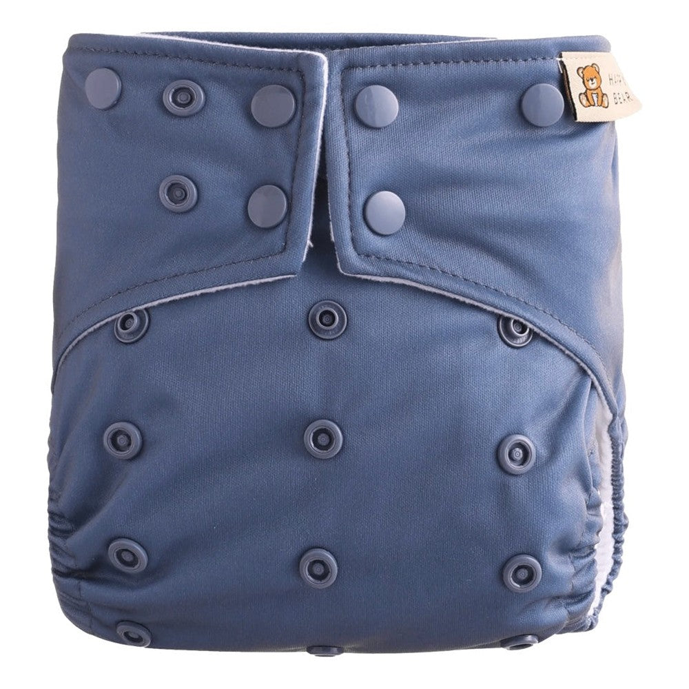 Couche lavable à poche Happy Bear - Denim
