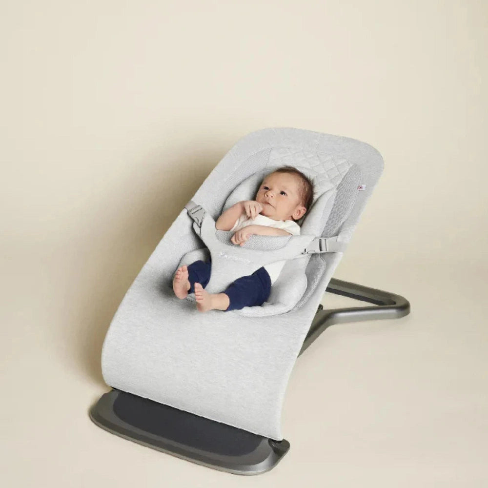 Ergobaby 3-en-1 Evolve Bouncer - Transat en maille gris clair