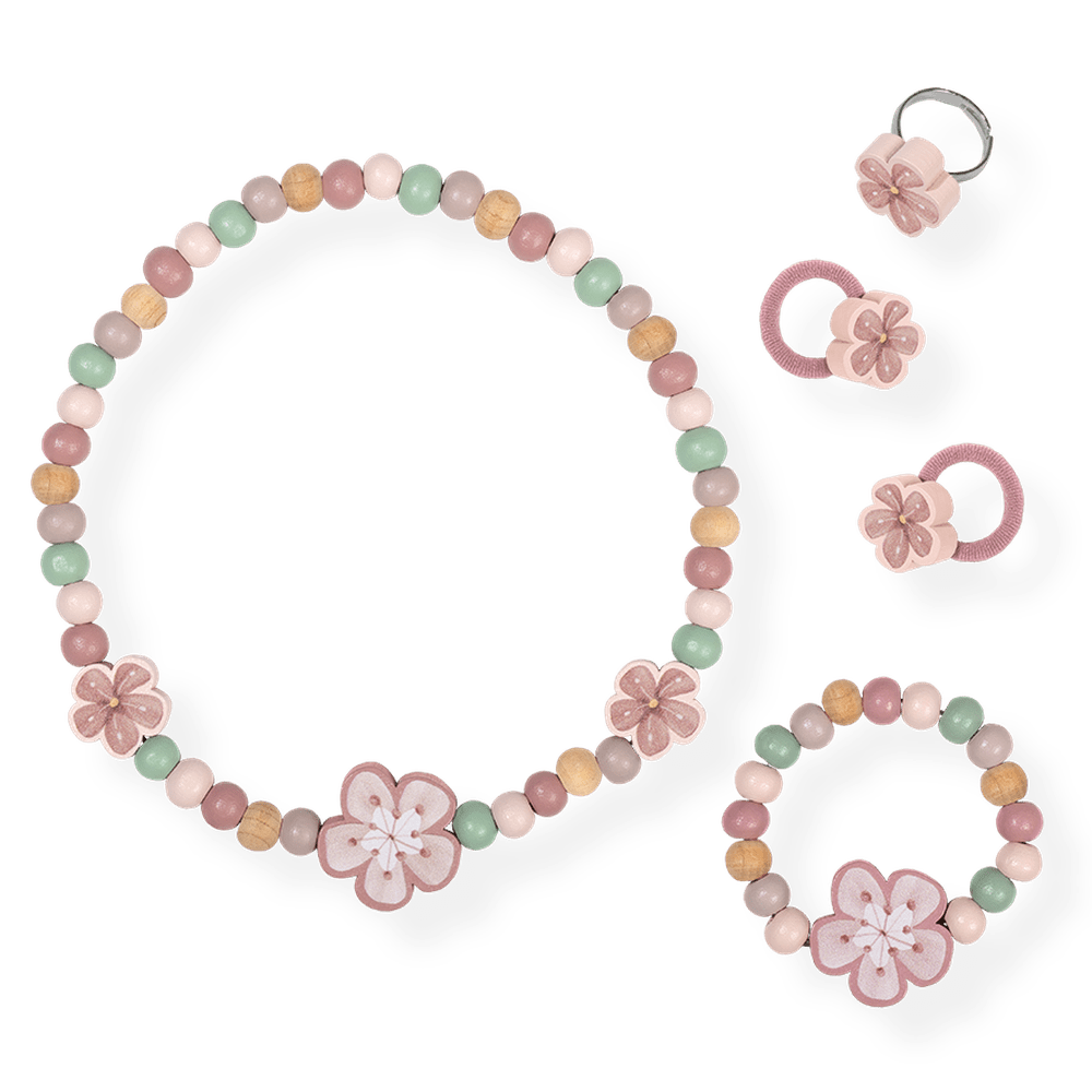 Little Dutch Coffret de bijoux en bois - Jardin féerique/Fleurs