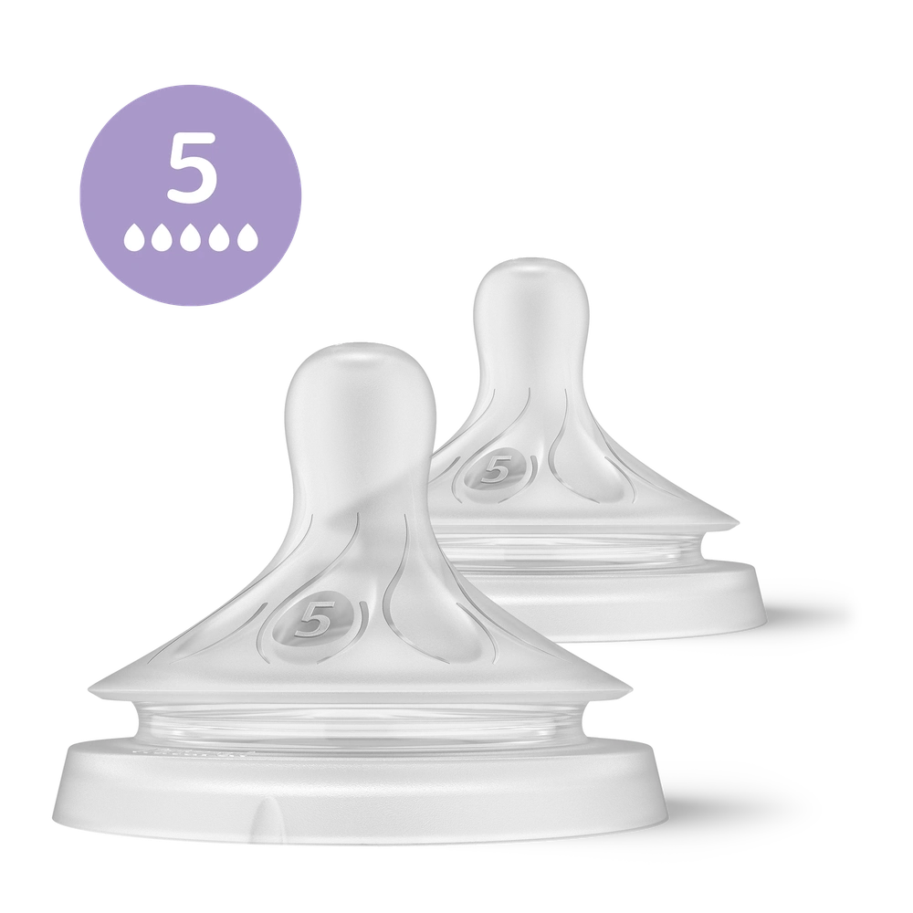 Philips Avent Natural Response Tétines 5 Extra rapides 6m+ – lot de 2