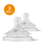 Tétines Philips Avent Natural Response 3 M – lot de 2 – tétée naturelle avec débit de lait moyen – sans BPA