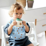 Lassig Gobelet d'apprentissage - Happy Rascals Smile Vert