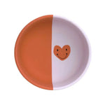 Bol en silicone Lässig - Happy Rascals Smile heart lavande