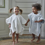 Elodie Details Cape de bain bébé - Vanilla White - taille unique - Elodie Details